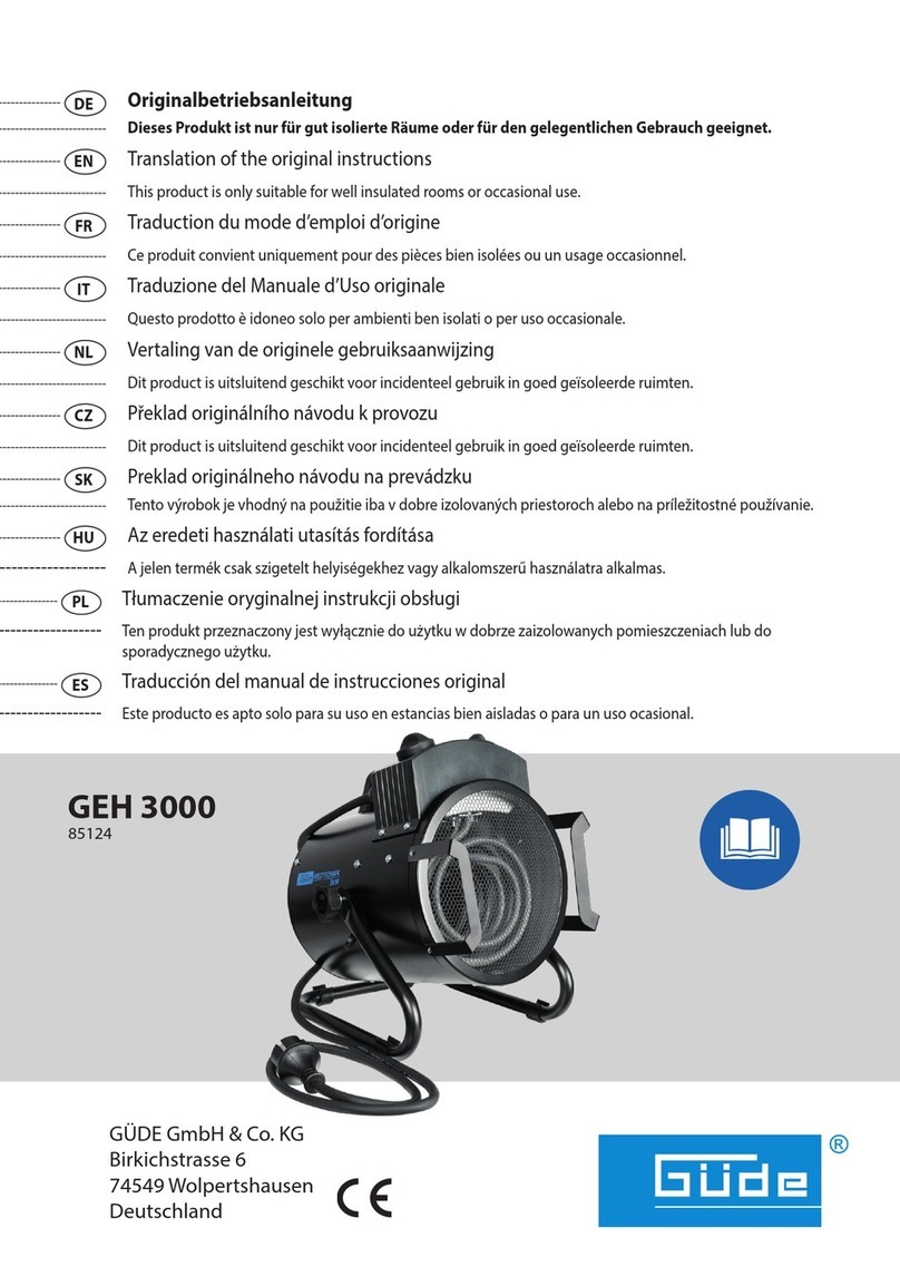 GÜDE GEH 3000 User manual