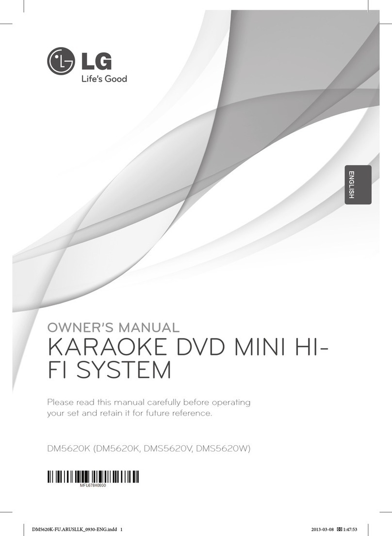 LG DMS5620V owner's manual