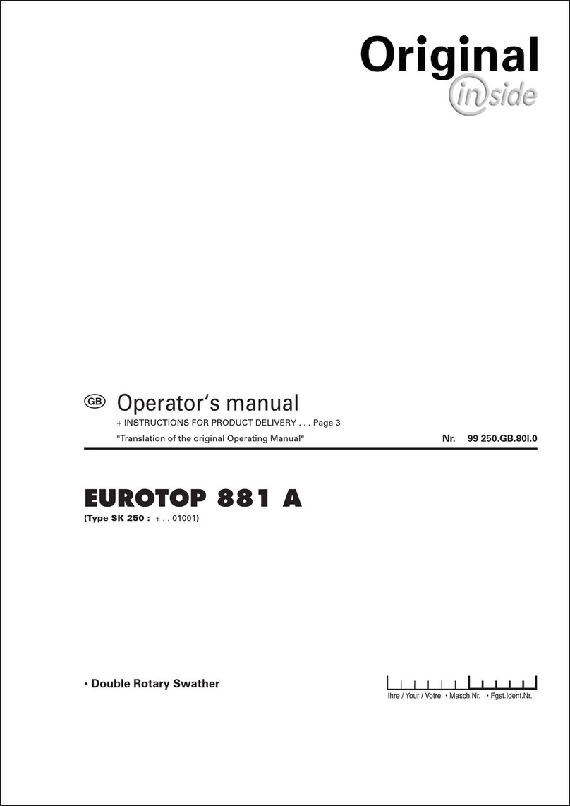 Original inside EUROTOP 881 A owner's manual