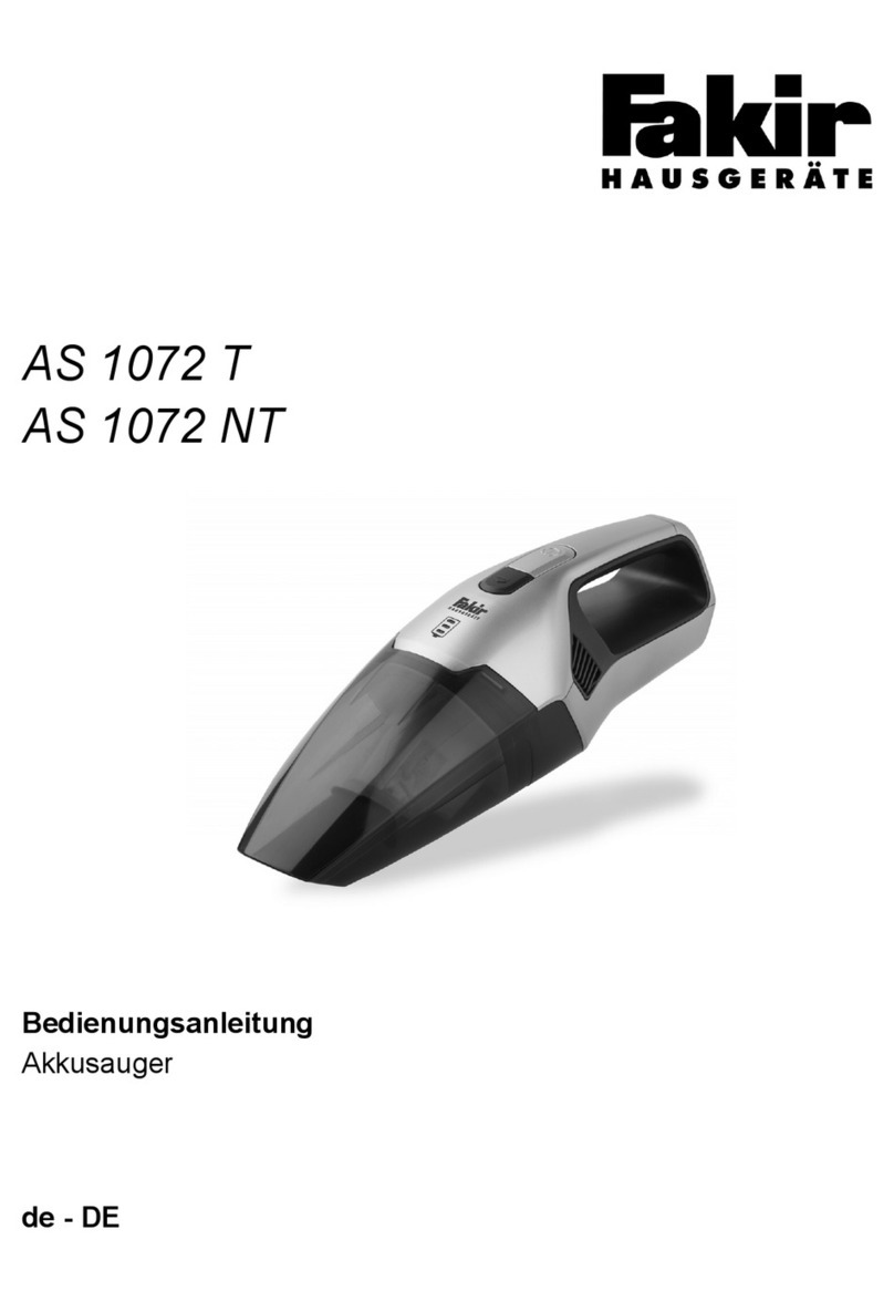 Fakir AS 1072 T User manual