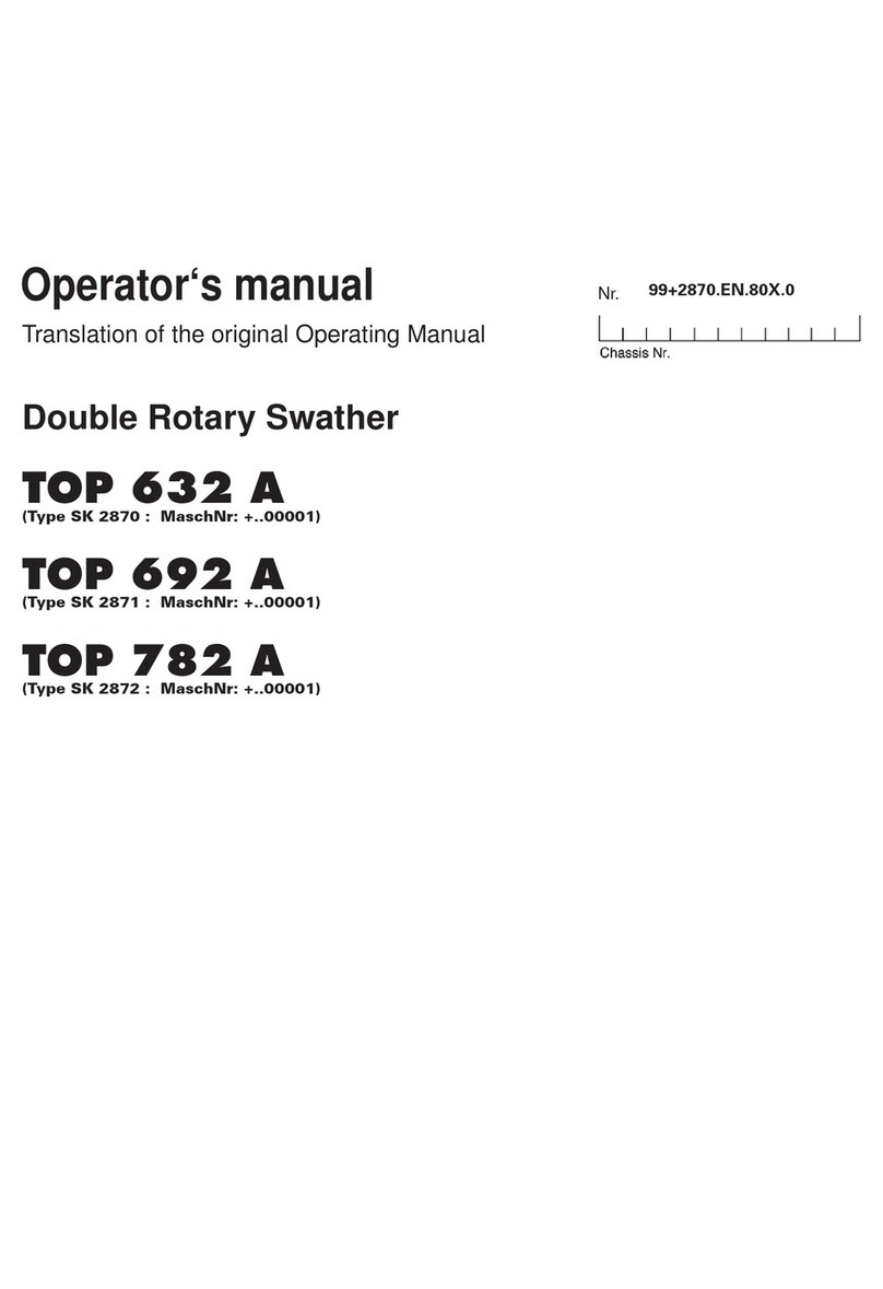 Poettinger TOP 692 A Operator's manual