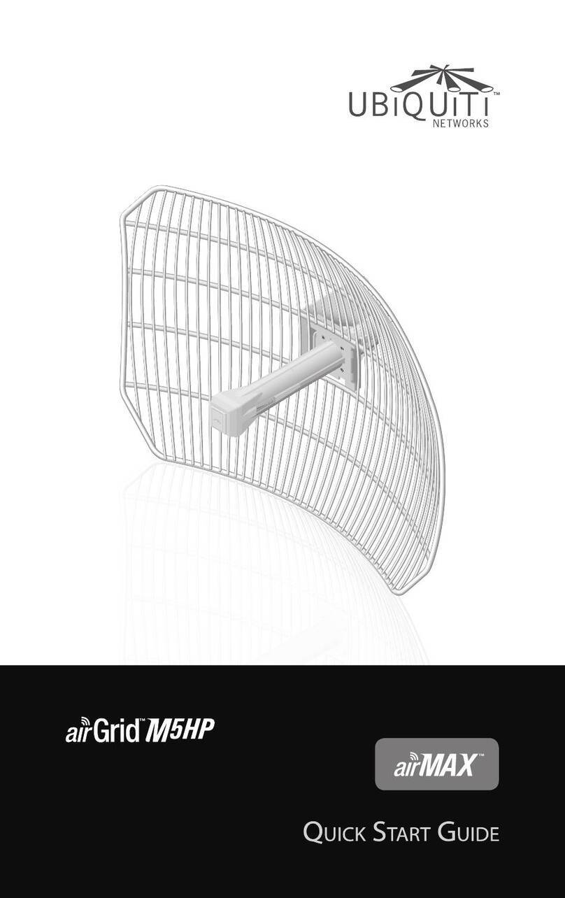 Ubiquiti airMAX airGrid M5HP User manual Ubiquiti airMAX airGrid M5HP User manual