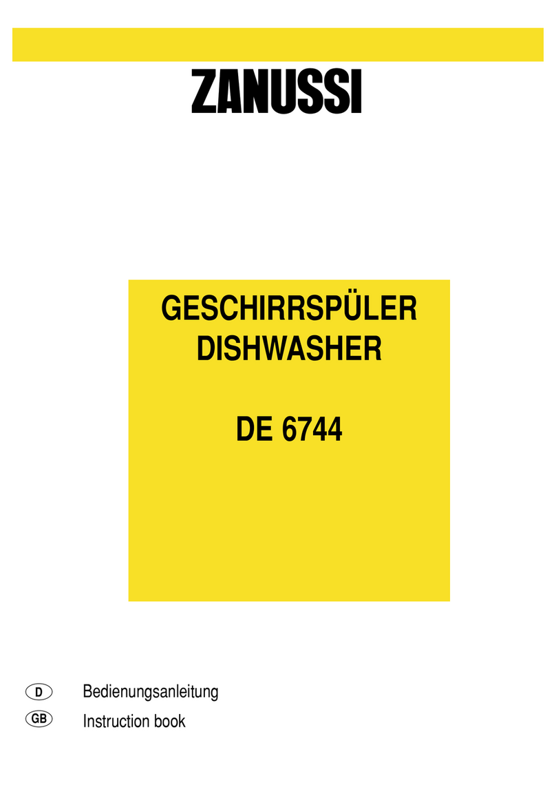 Zanussi DE 6744 User manual