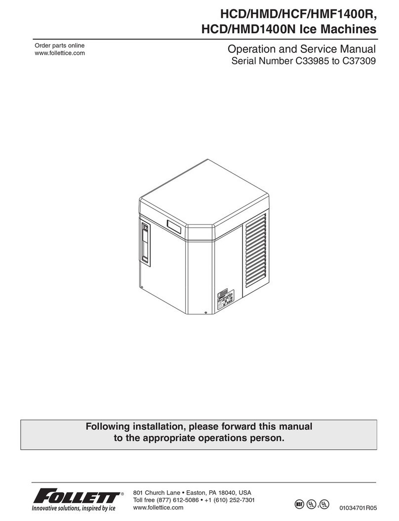 Follett C33985 Operation manual