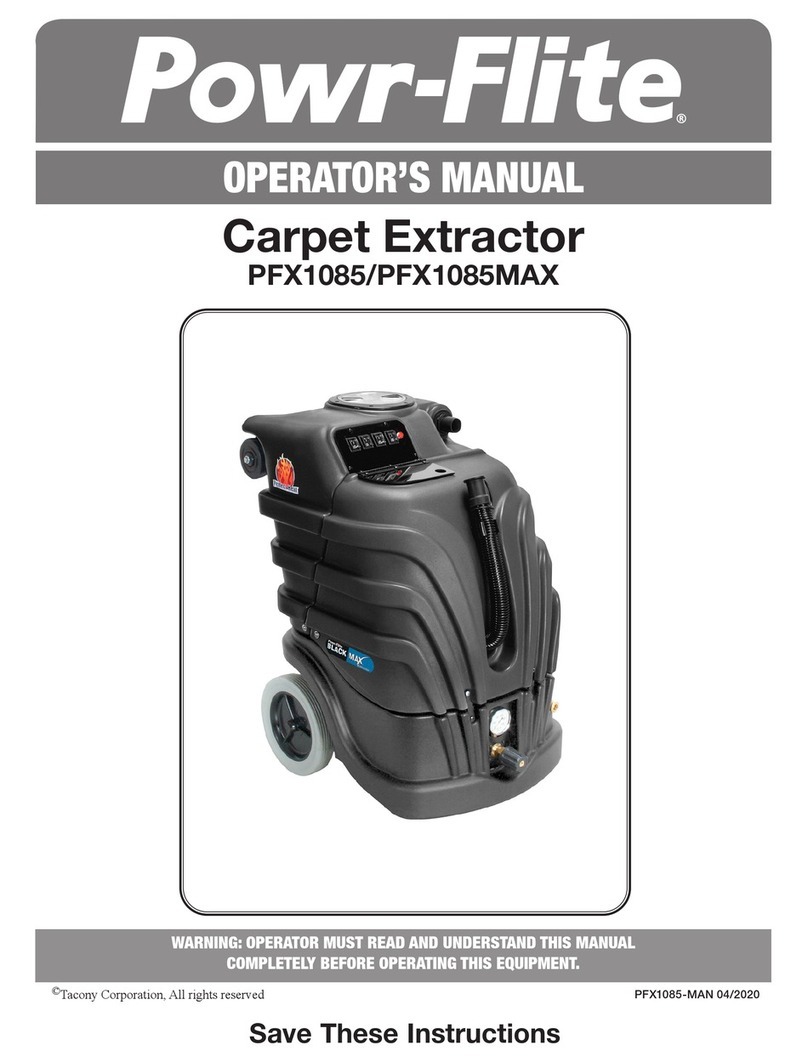 Powr-Flite PFX1085 Operator's manual