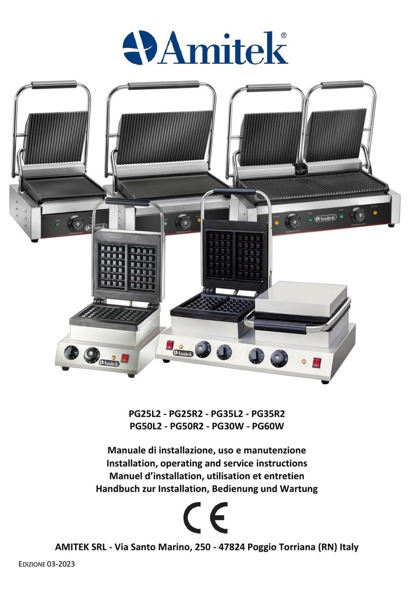 Amitek PG25L2 Installation, operating and service instructions