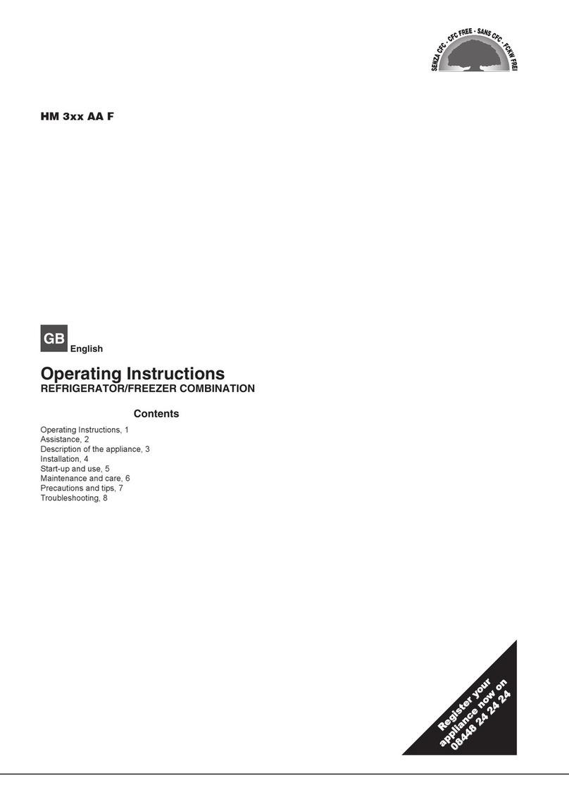 Hotpoint HM 3 AA F Series User manual