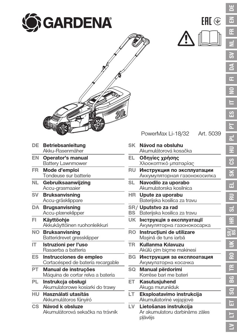 Gardena 5039 Operator's manual