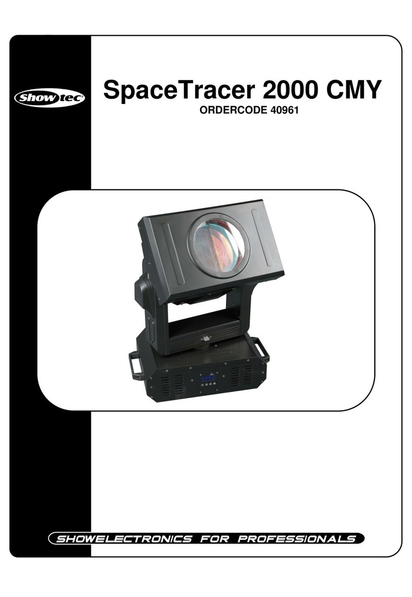 Show Tec SpaceTracer 2000 CMY User manual