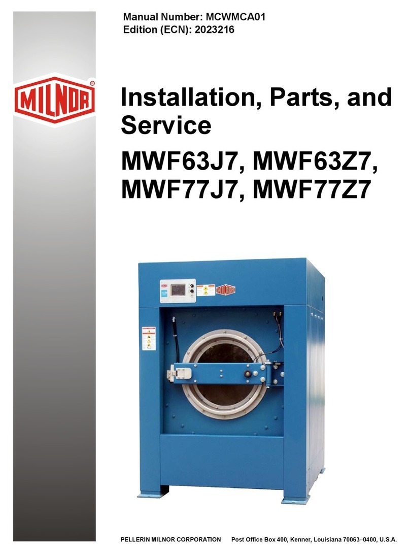 Milnor MWF63J7 Manual