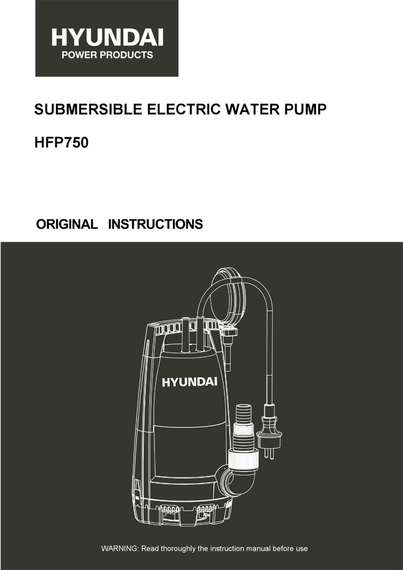 Hyundai power products HFP750 Original instructions