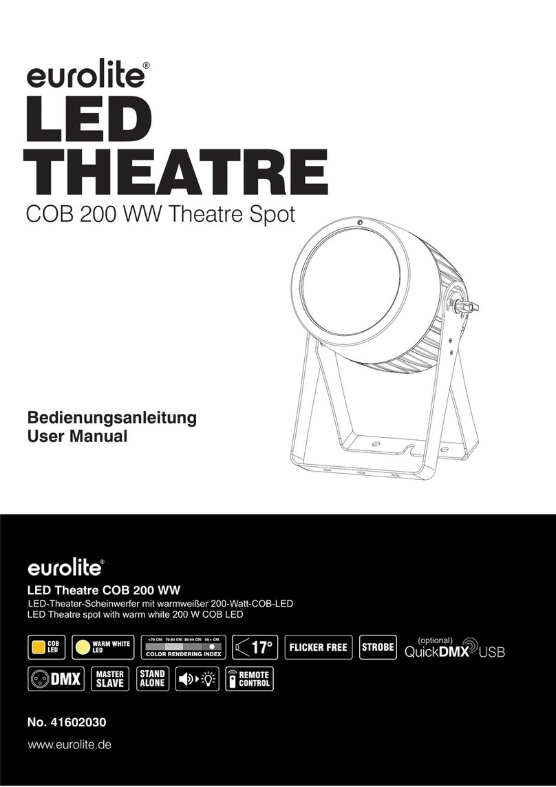 EuroLite LED Theatre COB 200 WW user manual