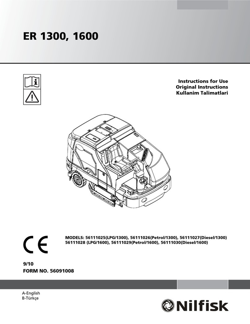Nilfisk-Advance ER 1300 User manual