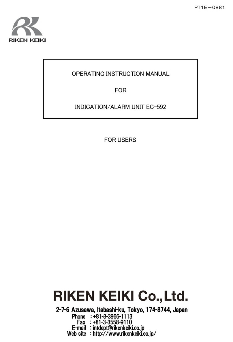 Riken Keiki EC-592 Instruction Manual