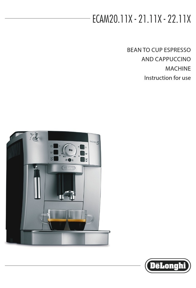 DeLonghi ECAM21.11 Series Instructions for use
