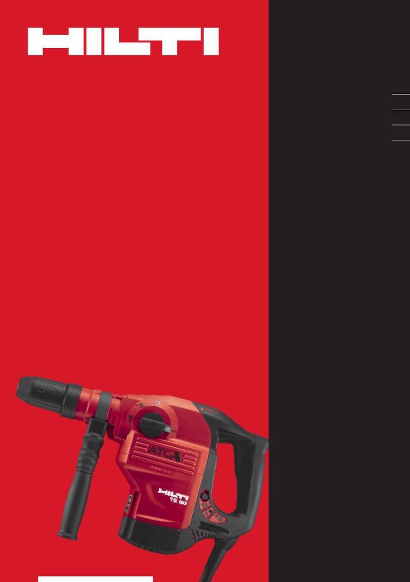 Hilti TE 60T User manual