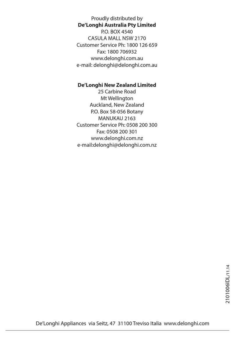 DèLonghi KBI2001.S Instructions for use