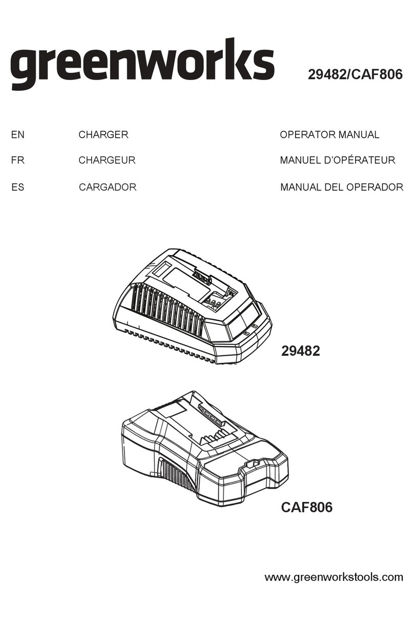 GreenWorks CAF806 Operator's manual GreenWorks CAF806 Operator's manual