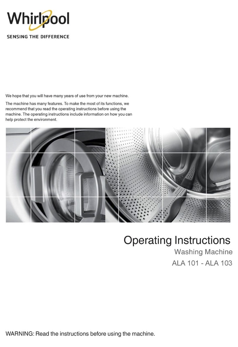 Whirlpool ALA 101 User manual