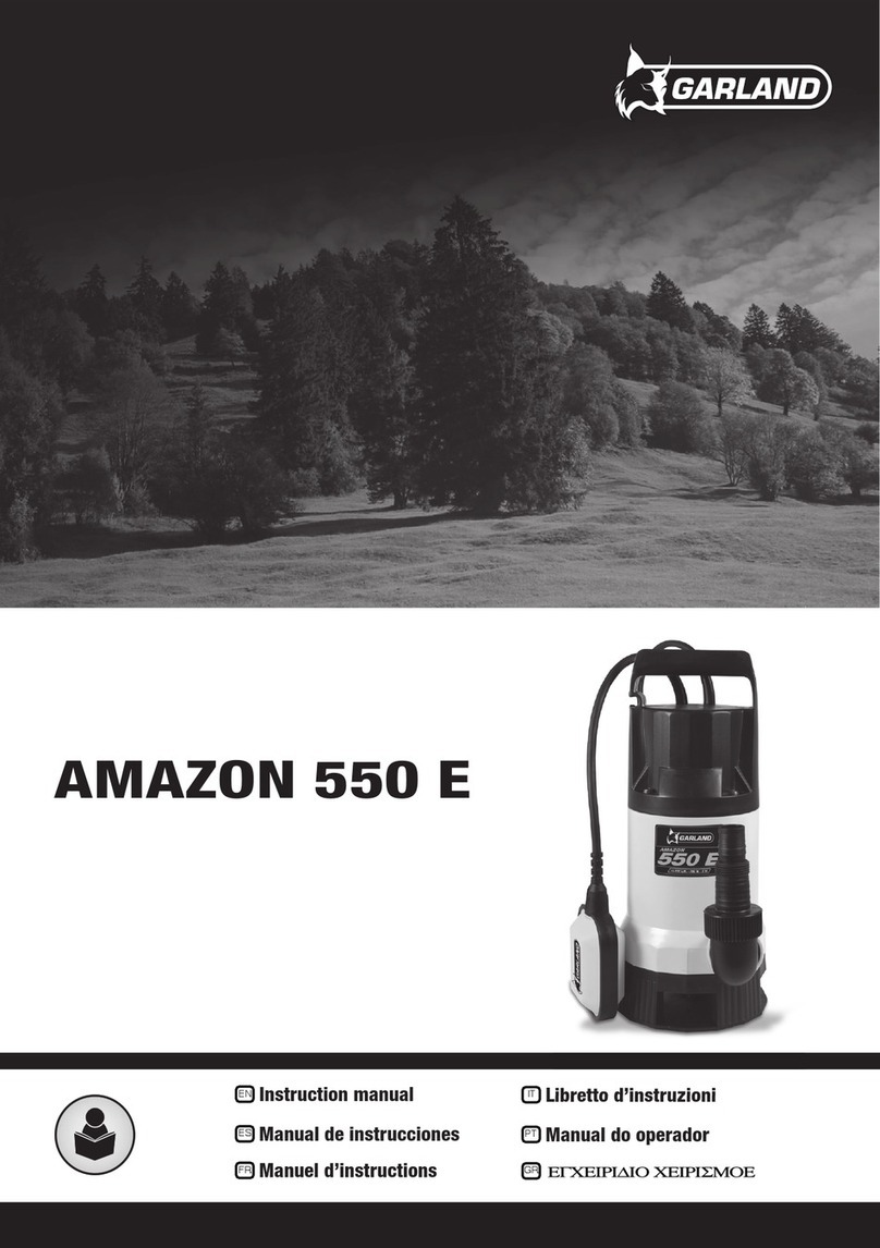 Garland AMAZON 550 E instruction manual