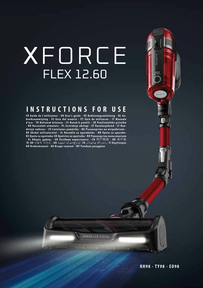 Rowenta XFORCE FLEX 12.60 User manual