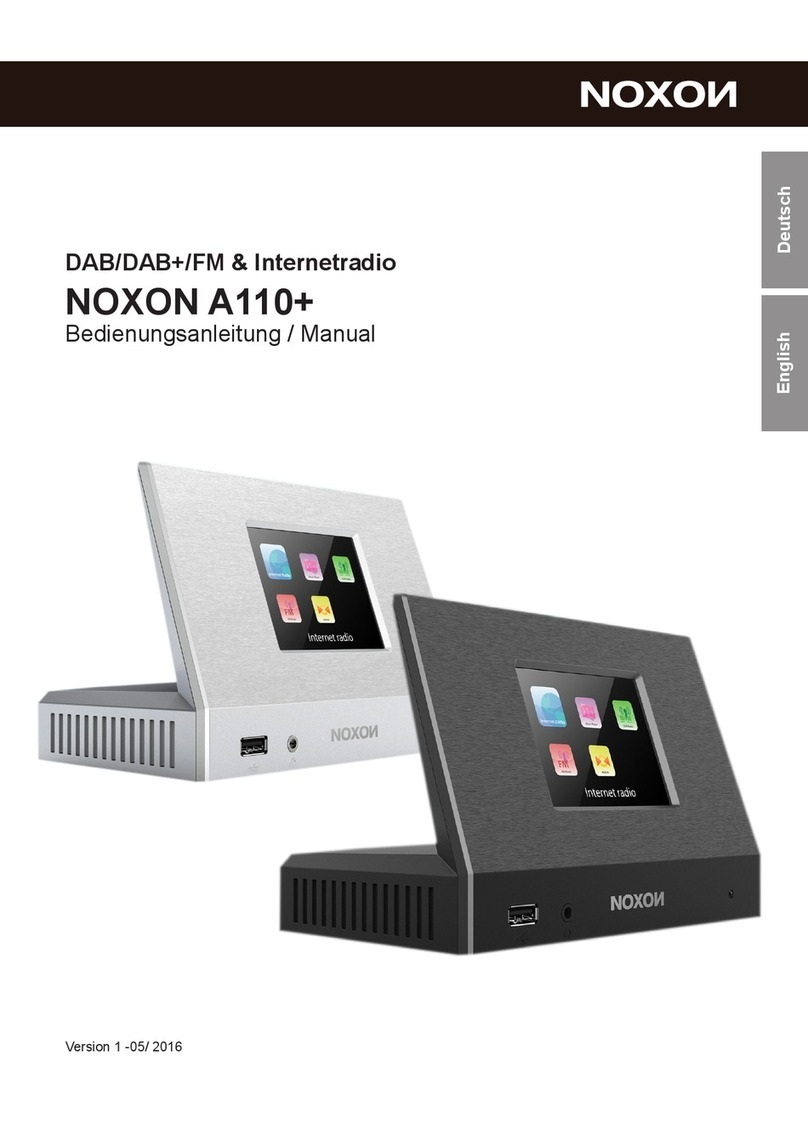 Noxon A110+ User manual