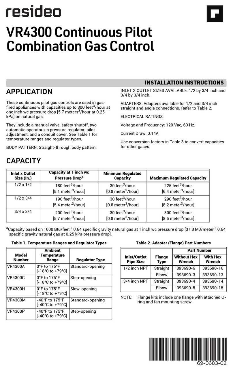 resideo VR4300 installation instructions