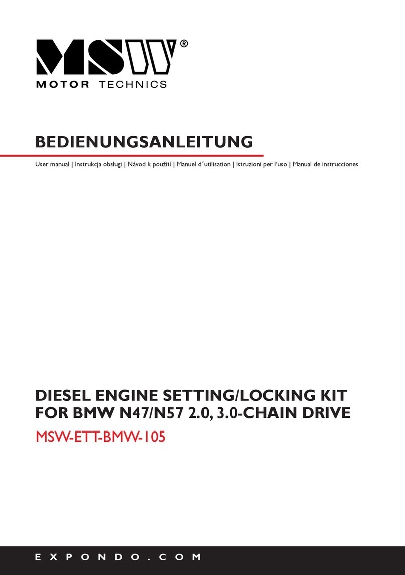 MSW MSW-ETT-BMW-105 user manual