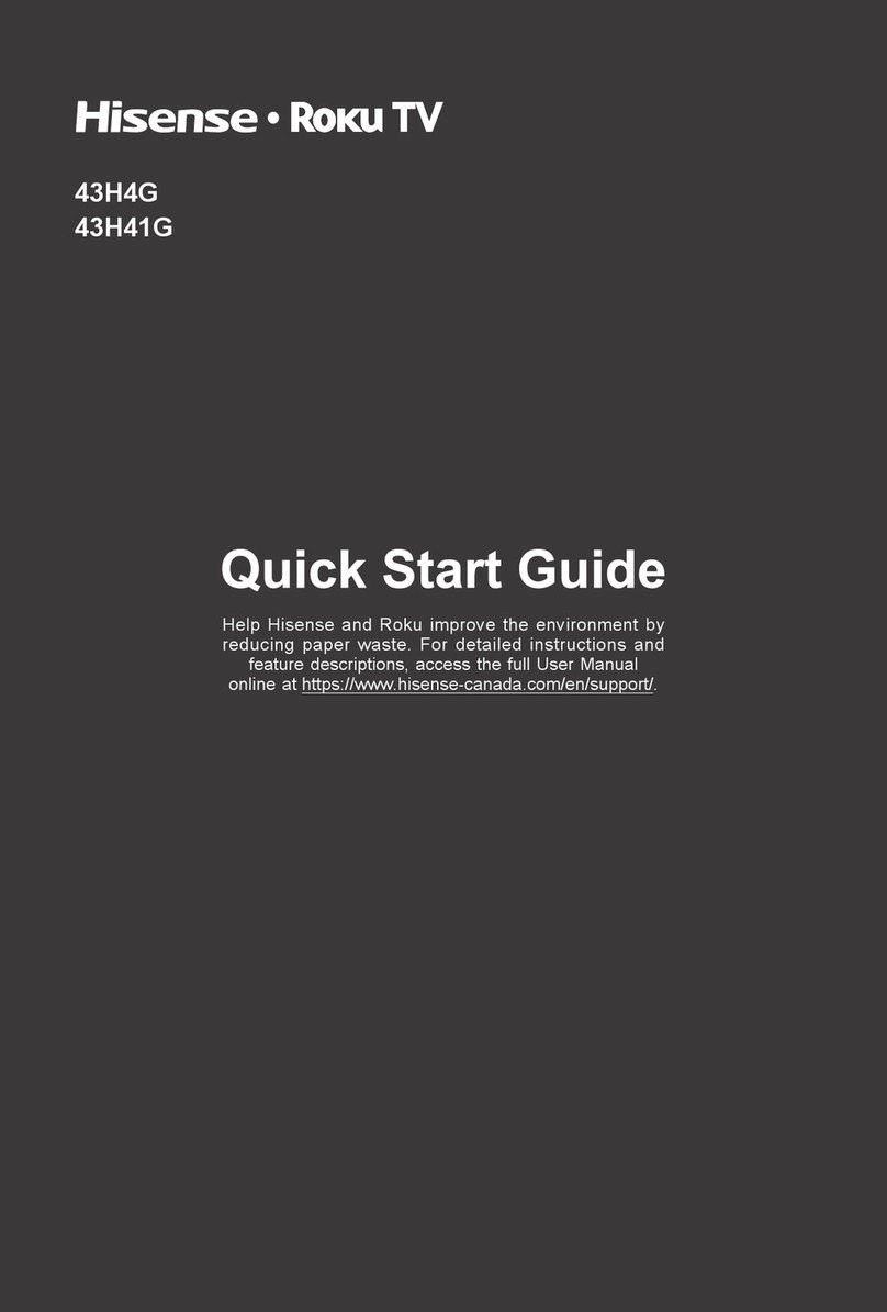 Hisense 43H4G User manual