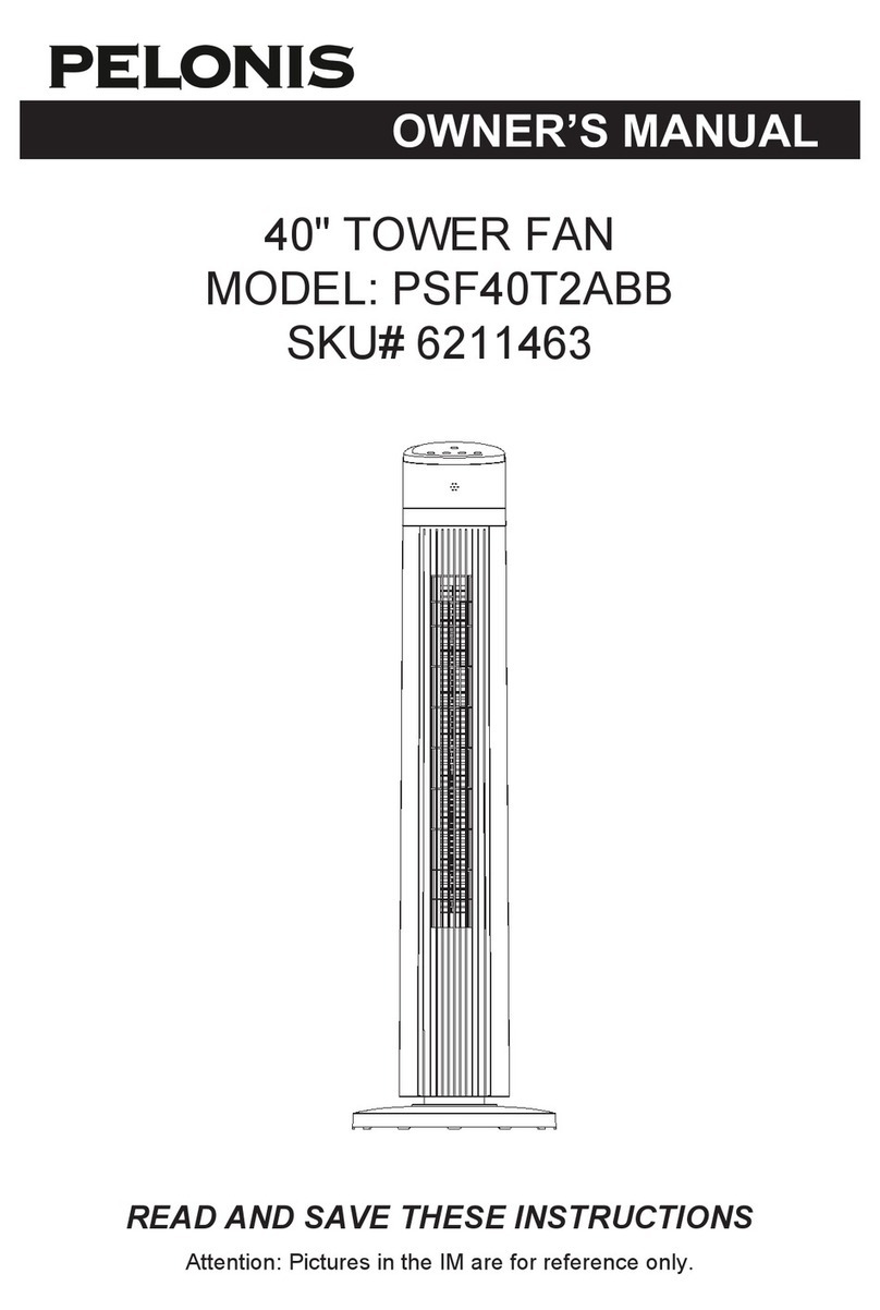 Pelonis PSF40T2ABB owner's manual