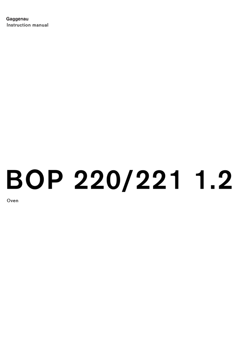 Gaggenau BOP 220/221 1.2 instruction manual