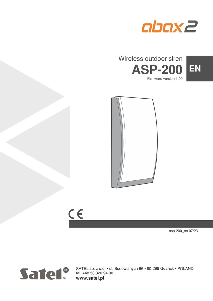 Satel ABAX 2 ASP-200 quick start guide