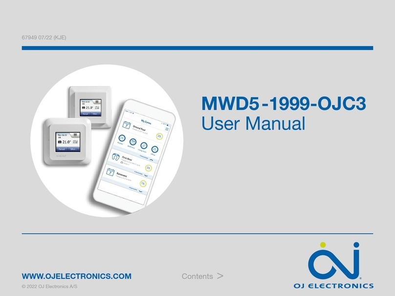 OJ Electronics MWD5-1999-OJC3 User manual