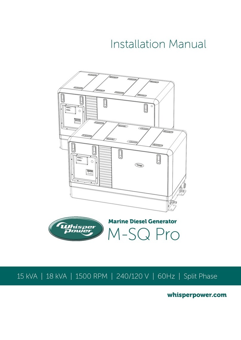 WhisperPower M-SQ Pro 15 User manual