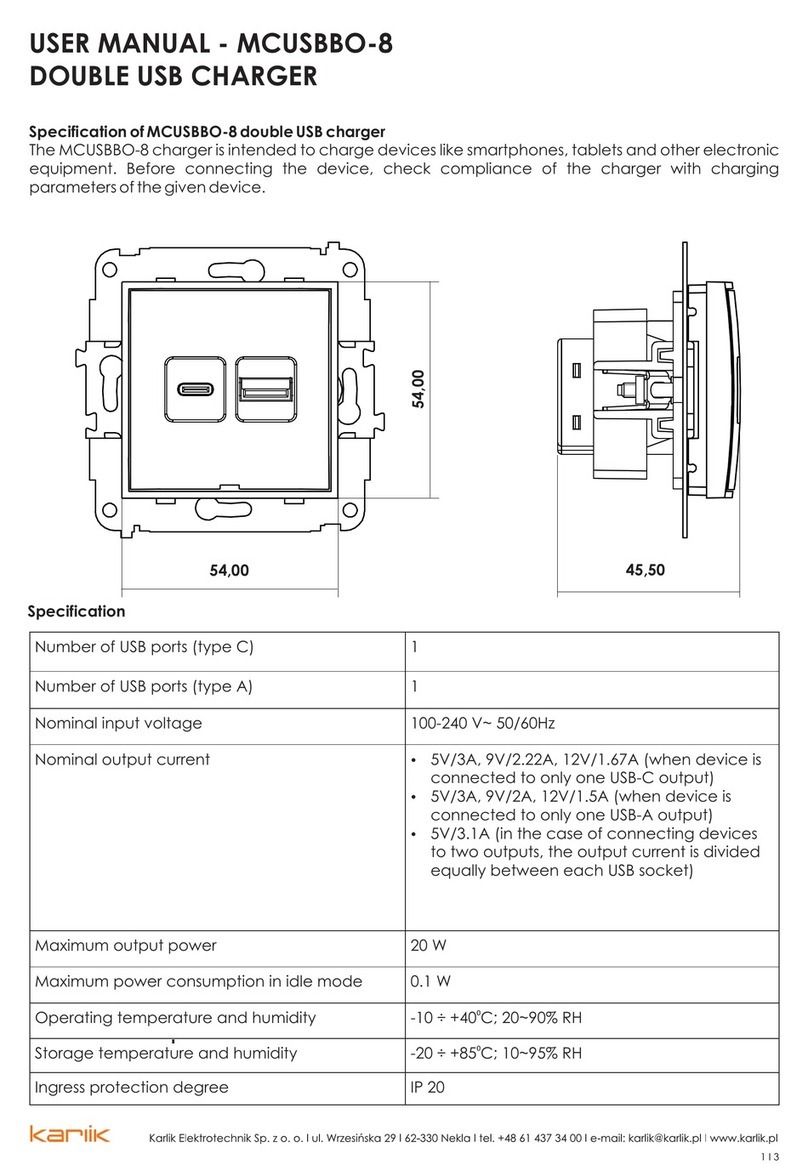 Karlik MCUSBBO-8 User manual