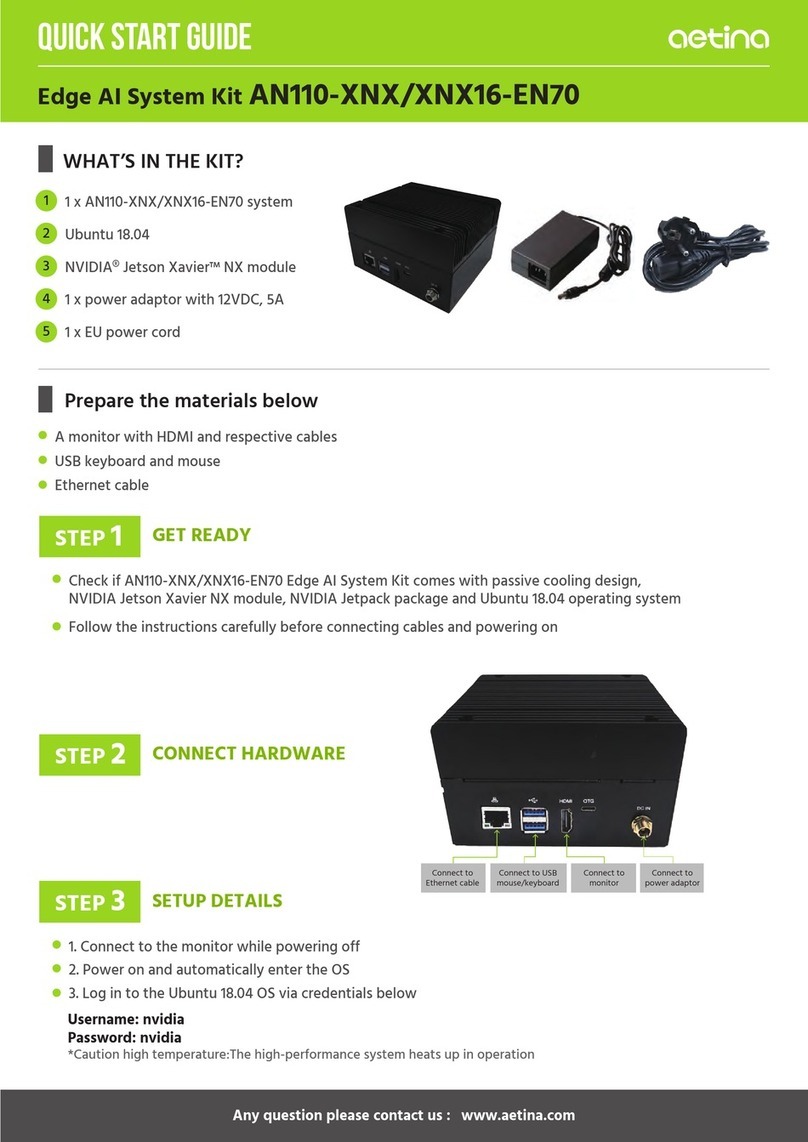 Aetina AN110-XNX-EN70 quick start guide