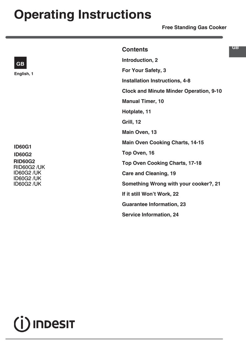Indesit RID60G2 User manual