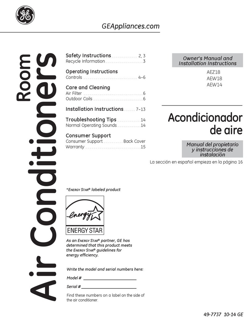 GE AEZ18 User manual