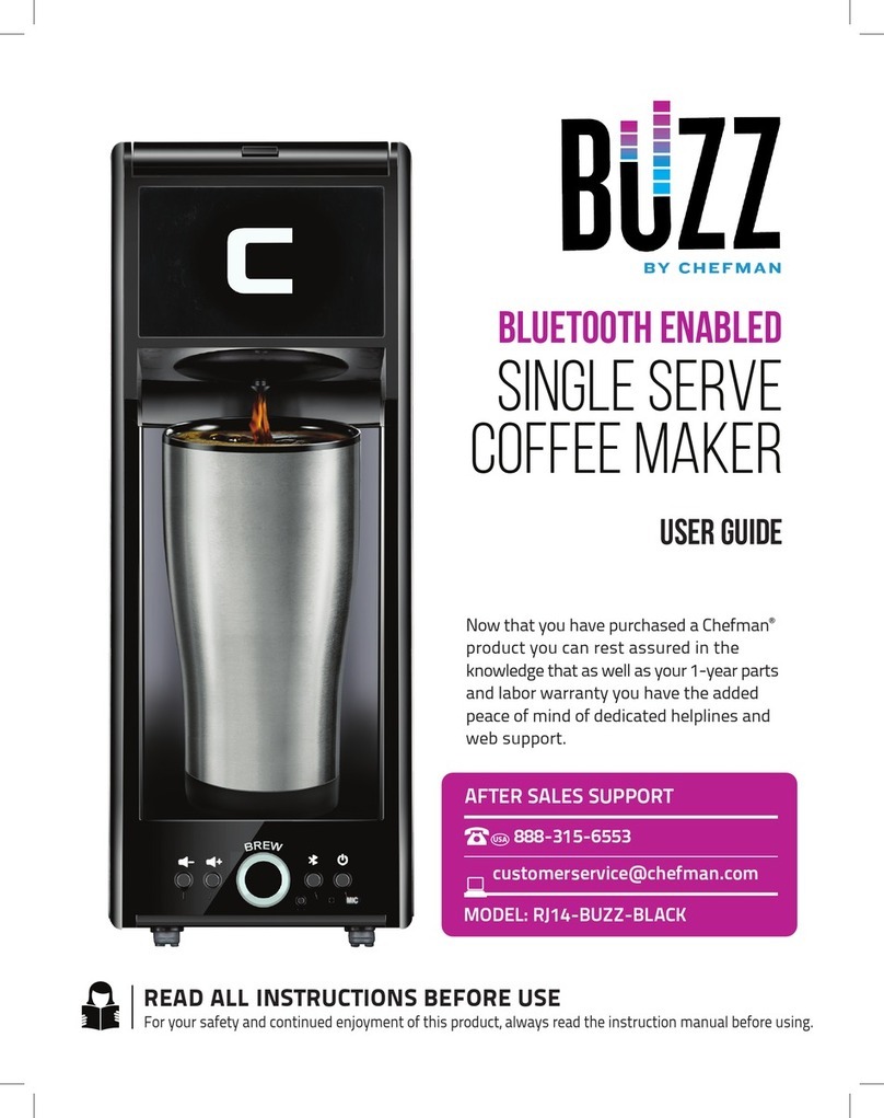 Chefman BUZZ RJ14-BUZZ-BLACK user guide