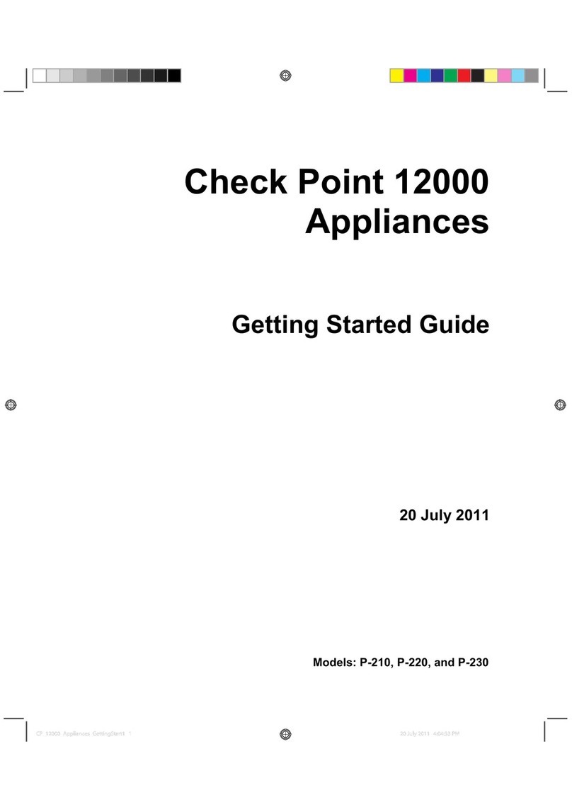 Checkpoint 12000 User manual Checkpoint 12000 User manual