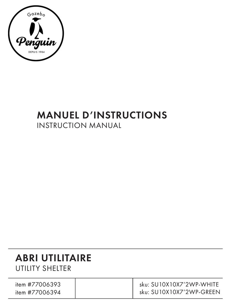Gazebo penguin 77006393 instruction manual Gazebo penguin 77006393 instruction manual