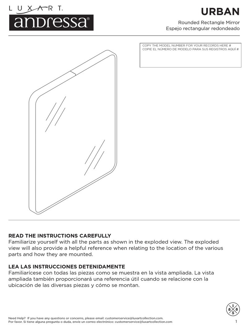 Luxart andressa URBAN User manual