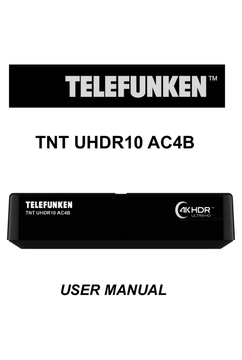 Telefunken TNT UHDR10 AC4B user manual Telefunken TNT UHDR10 AC4B user manual