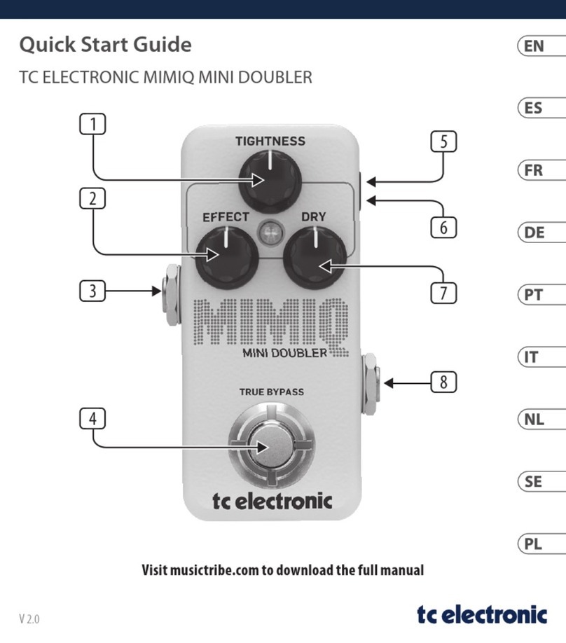 TC Electronic MIMIQ MINI DOUBLER User manual