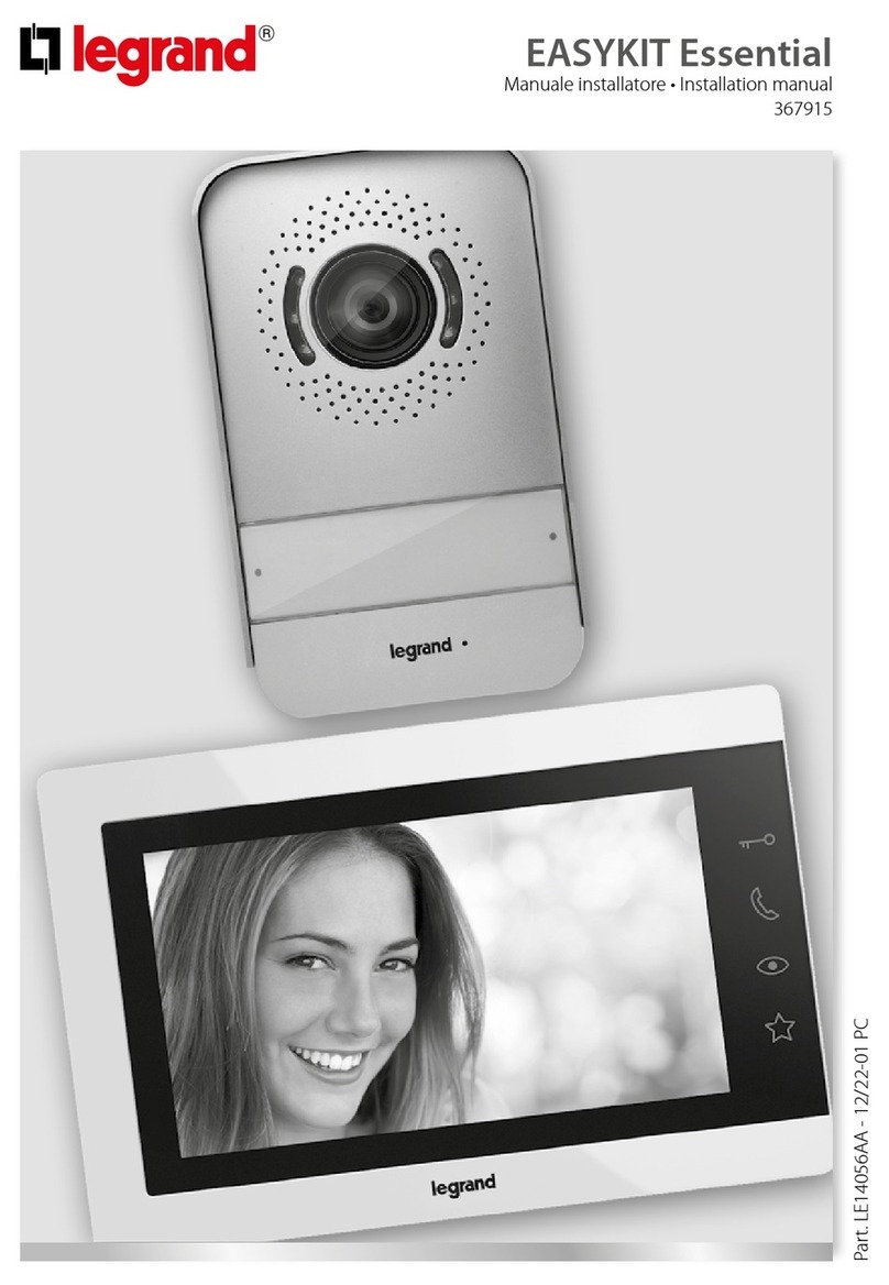 LEGRAND EASYKIT Essential User manual LEGRAND EASYKIT Essential User manual