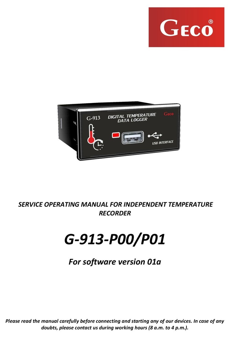 Geco G-913-P00 Service & operating manual