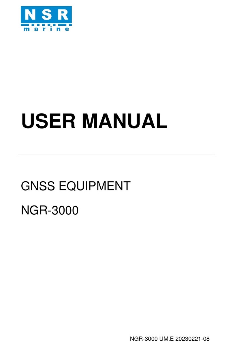 NSR Marine NGR-3000 user manual