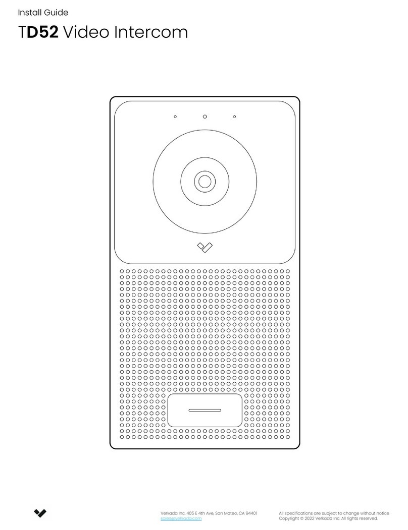 Verkada TD52 install guide