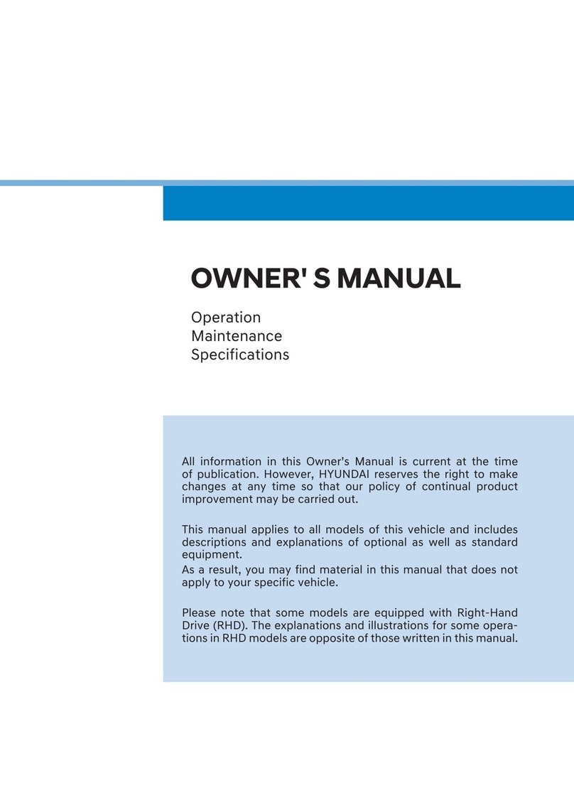 Hyundai Yeni i20 2023 owner's manual