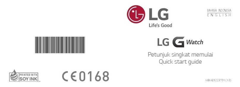 LG G Watch LG-W100 quick start guide